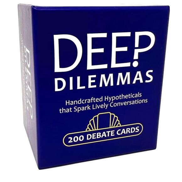 Deep Dilemmas Card Game for Ages 14+ - Picture 1 of 7